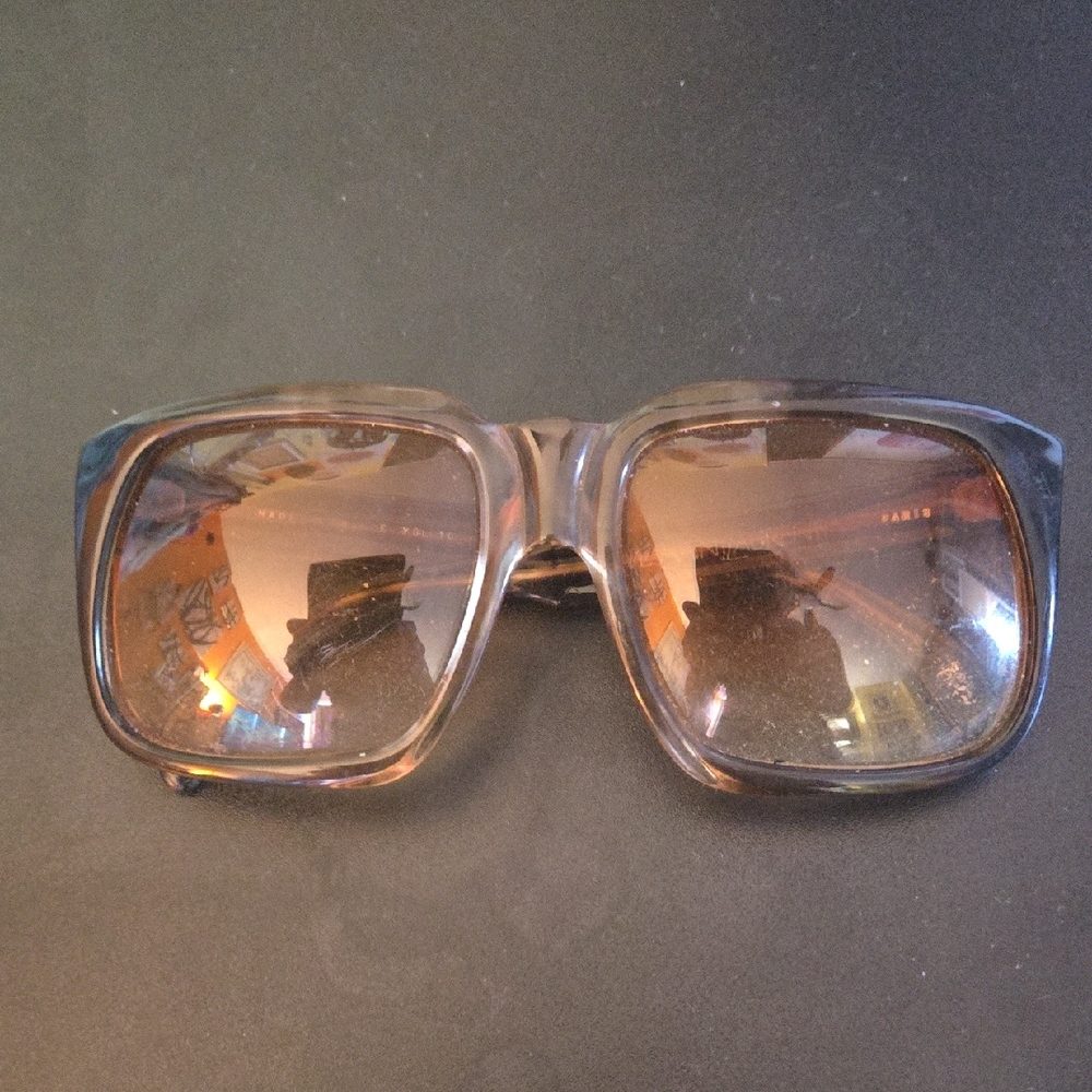 Vintage Yves Saint Laurent Brown Oversized Sunglasses